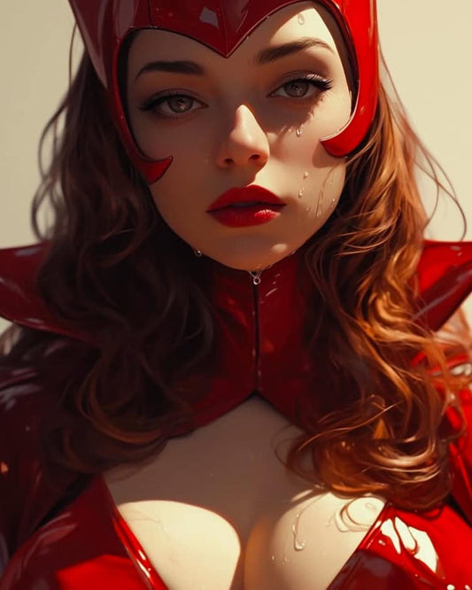 Cosplay Portrait Scarlet Witch Print Poster