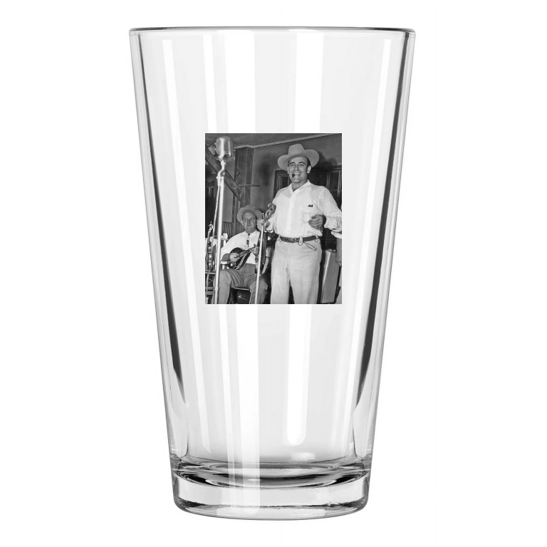 Country Band Bob Wills And The Texas Playboys Photo 3 Pint Beer Drinking Glass