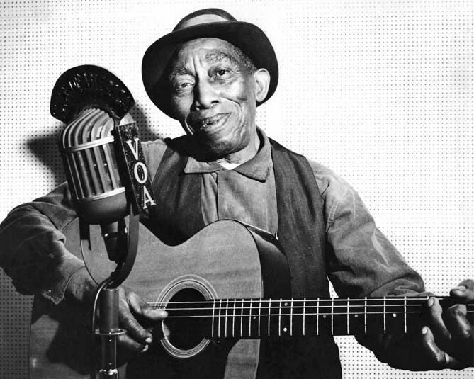 Country Blues Singer Mississippi John Hurt Glossy Magnet Guitarist Print