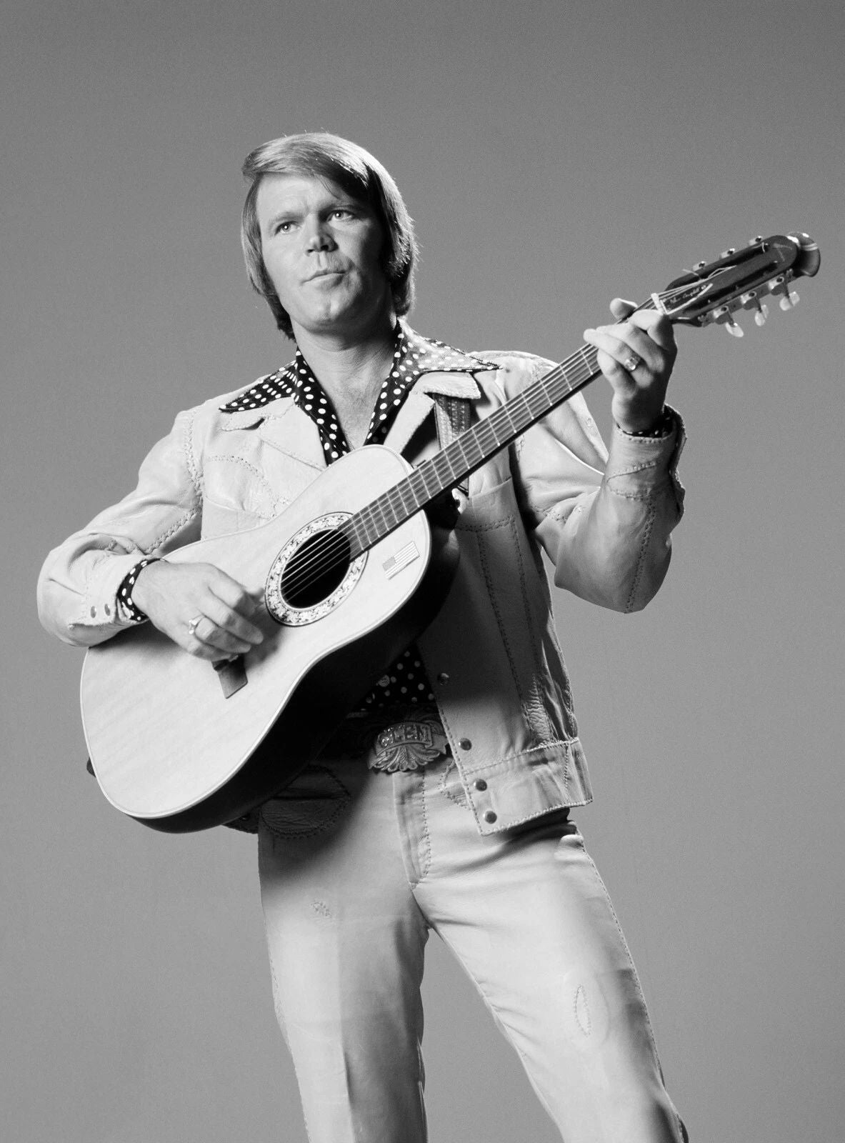 Country Music Singer Glen Campbell Publicity Picture Keychain Print