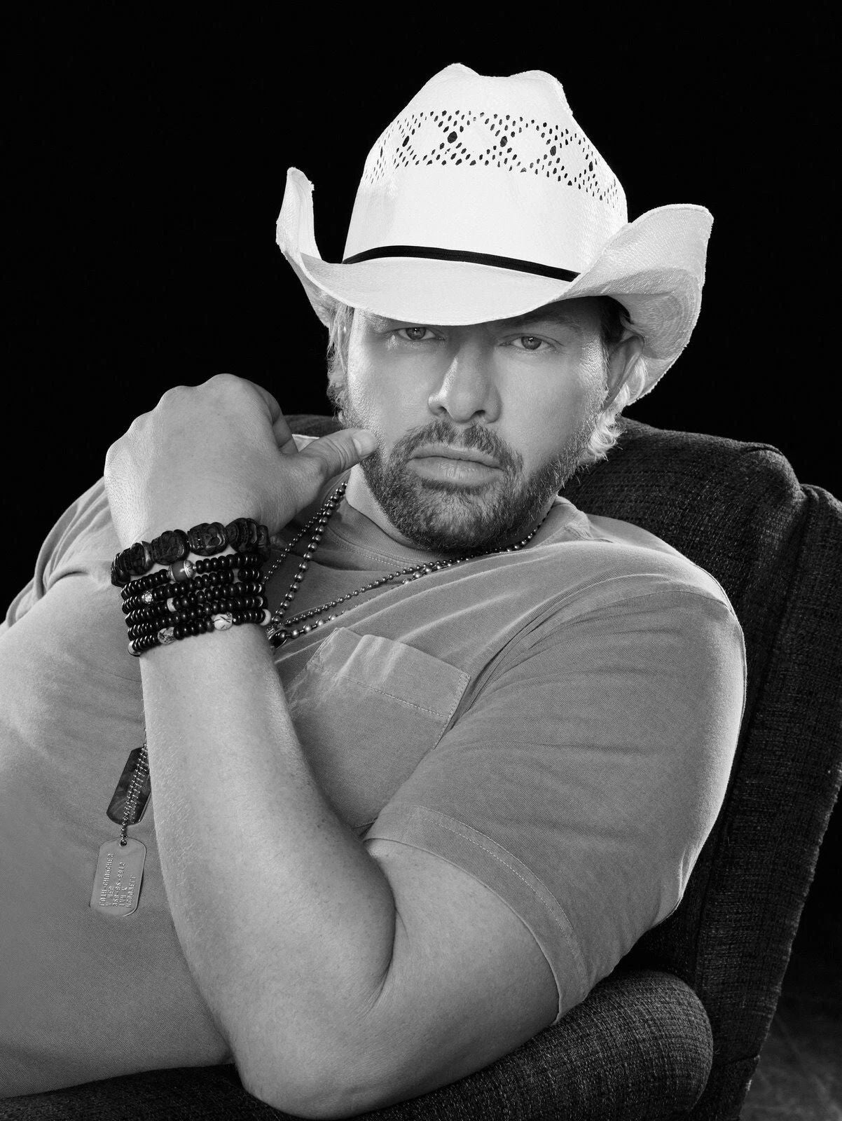 Country Music Singer Toby Keith Classic Picture Keychain Keychain (03)