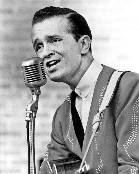 Country Singer Bill Anderson Glossy Magnet Bluegrass Singing Print