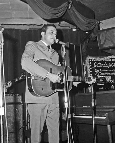 Country Singer Bobby Bare Sr Glossy Keychain Palomino Night Club Print