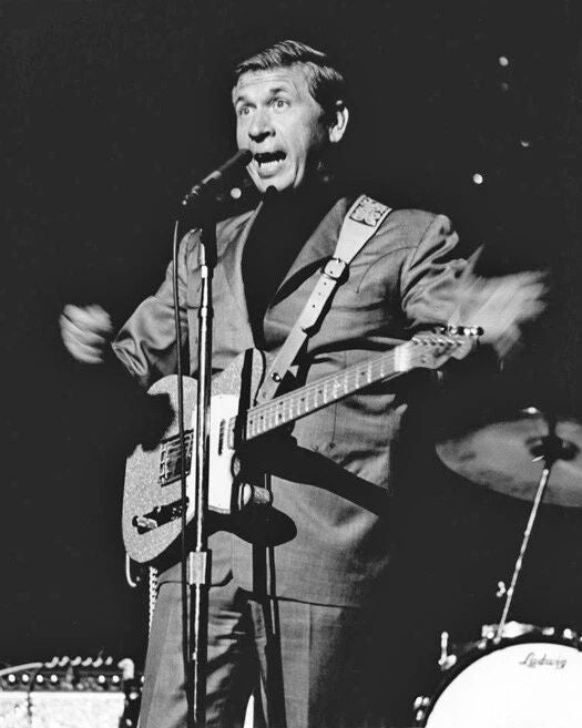 Country Singer Buck Owens Glossy Keychain Bakersfield Sound Keychain Hee Haw