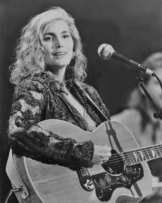 Country Singer Emmylou Harris Glossy Magnet Magnet Western Music Print