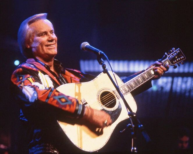 Country Singer George Jones Glossy Photo Famous Music Star Print Poster