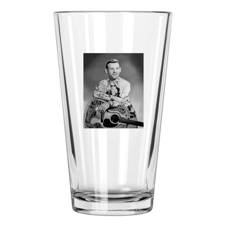 Country Singer Hank Snow Photo Western Honky Tonk Pint Beer Drinking Glass