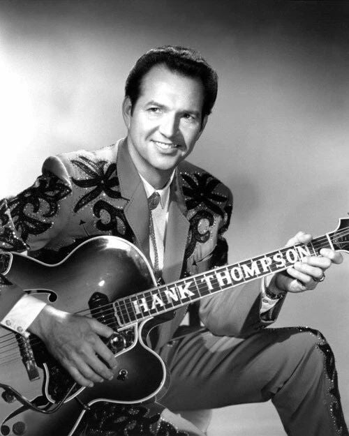 Country Singer Hank Thompson Glossy Keychain Western Print Honky Tonk Keychain 1
