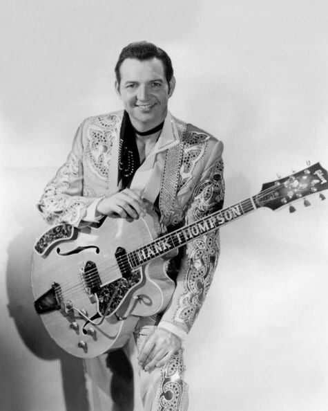 Country Singer Hank Thompson Glossy Keychain Western Print Honky Tonk Keychain 2