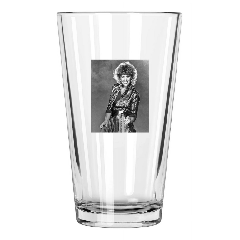 Country Singer Janie Fricke Photo Singing Celebrity Pint Beer Drinking Glass