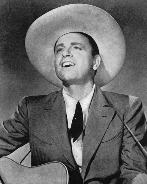 Country Singer Jimmy Davis Glossy Keychain Old Western Music Print