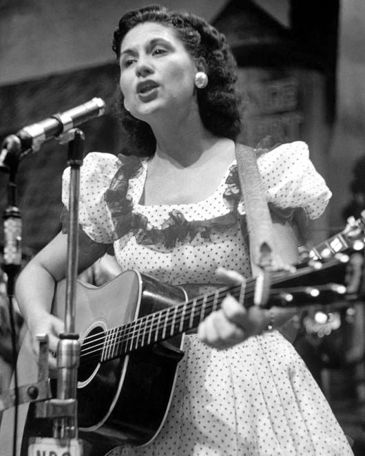 Country Singer Kitty Wells Glossy Photo Music Print Grand Ole Opry Poster