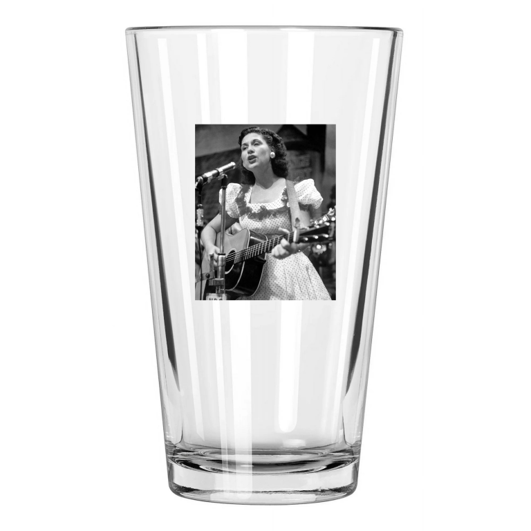 Country Singer Kitty Wells Photo Music Grand Ole Opry Pint Beer Drinking Glass