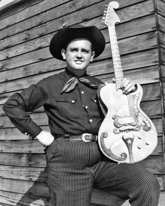 Country Singer Merle Travis Glossy Magnet Magnet Western Swing Music Print