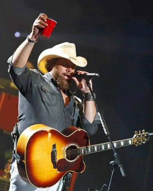 Country Singer Toby Keith Glossy Keychain Country Music Keychain