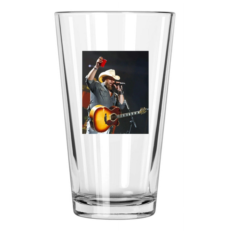 Country Singer Toby Keith Photo Country Music Pint Beer Drinking Glass