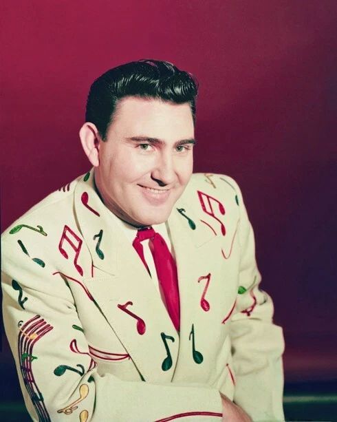 Country Singer Webb Pierce Glossy Keychain Keychain Honky Tonk Print Portrait