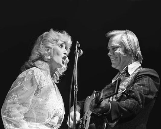 Country Singers George Jones And Tammy Wynette Glossy Magnet Magnet