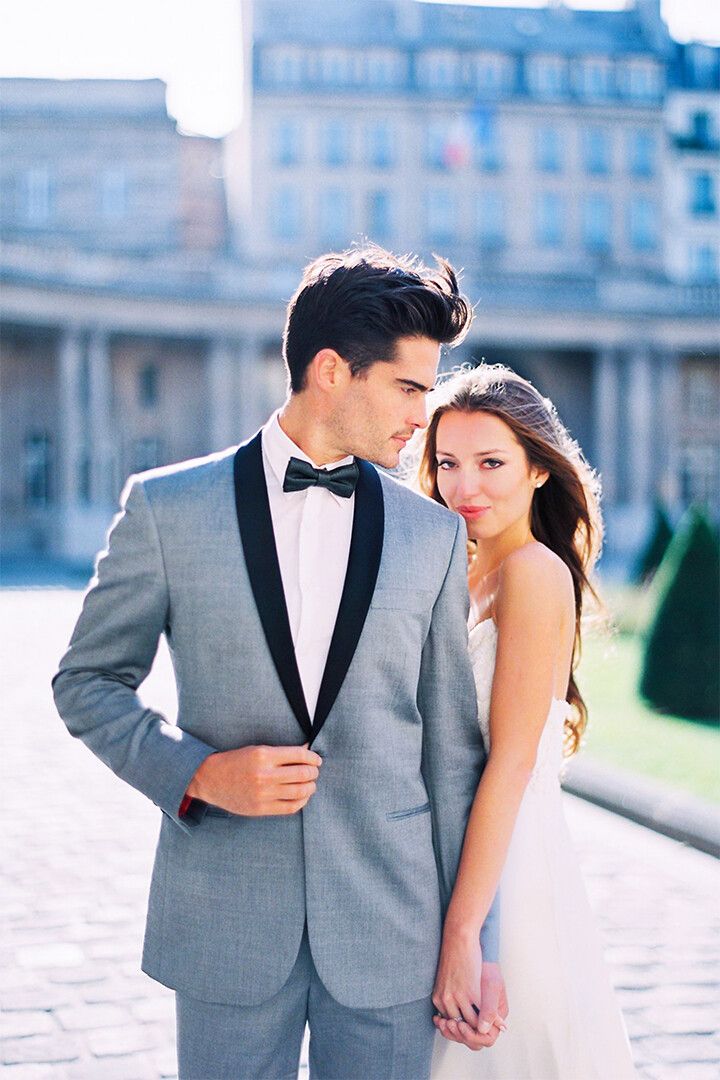 Couple Entering The Prom Painting Print Canvas Jigsaw Puzzle