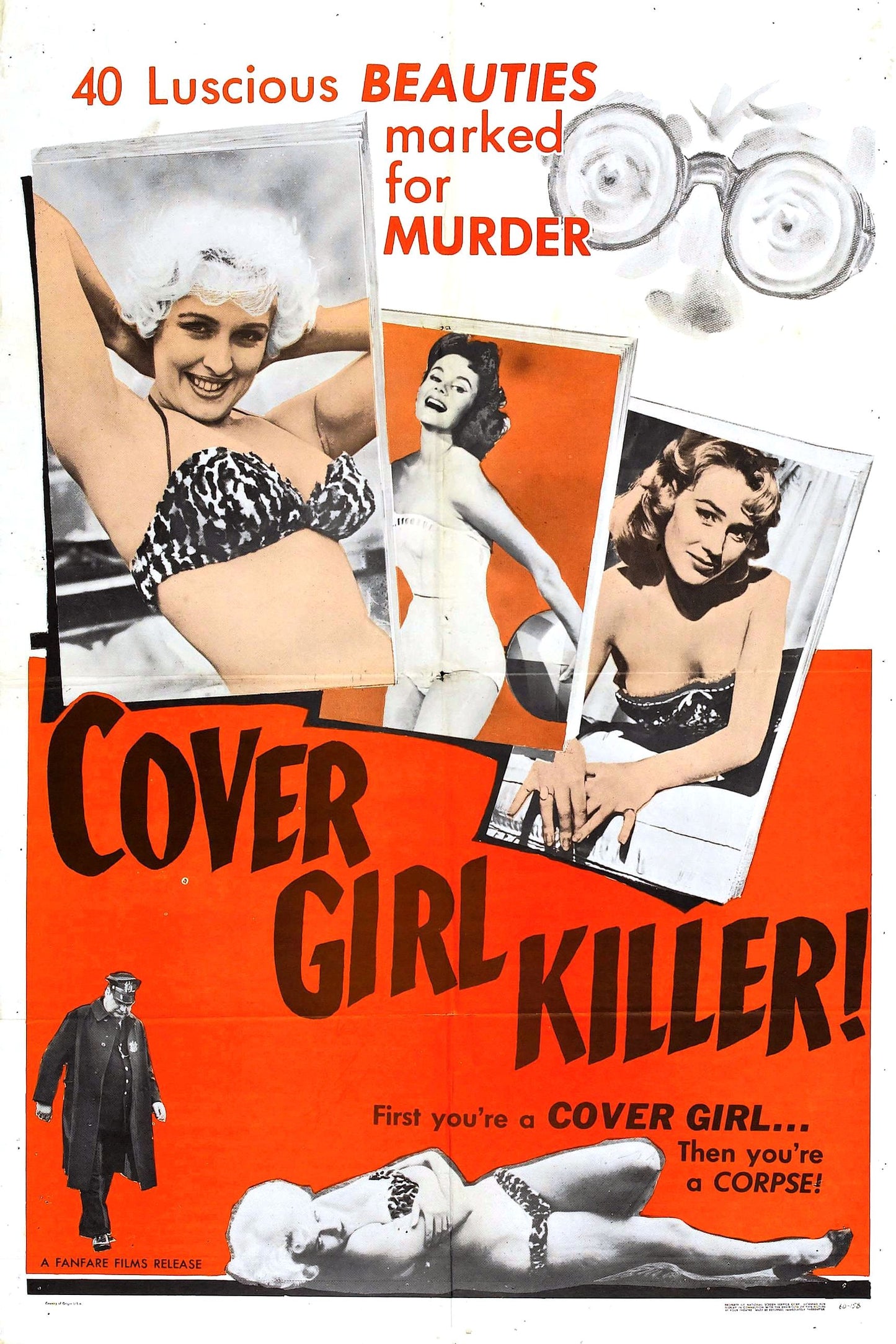 Cover Girl Killer 01 Movie Magnet