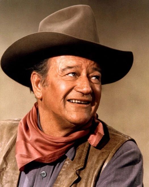 Cowboy Actor John Wayneglossy Keychain Hollywood Celebrity Print Western