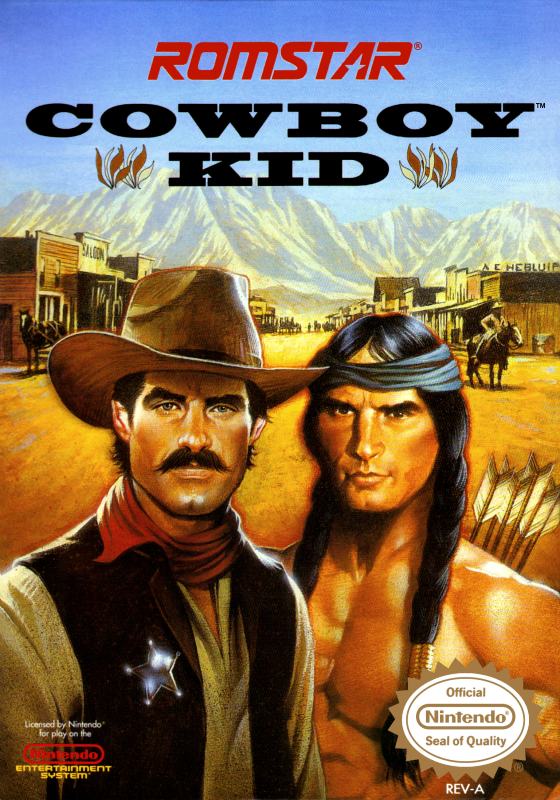 Cowboy Kid (Usa) Nes Print Poster