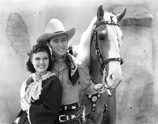 Cowboy Roy Rogers & Lynne Roberts Classic Picture Magnet Magnet Print