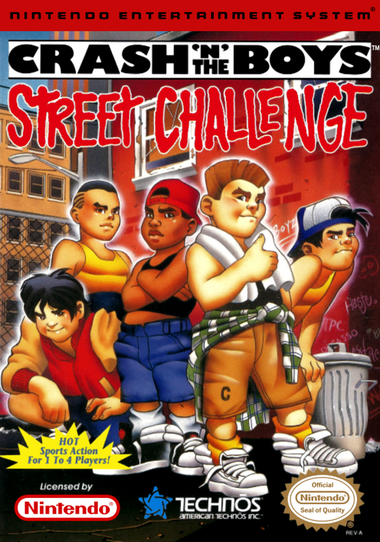 Crash N The Boys Street Challenge (Usa) Nes Print Poster