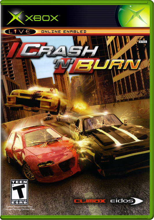 Crash 'N' Burn (Usa, Europe) Xbox Print Poster