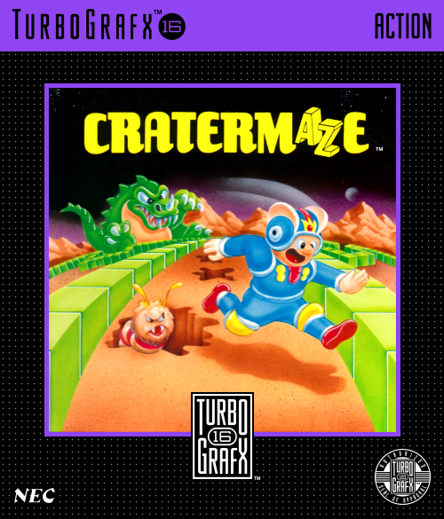 Cratermaze Turbografx 16 Print Poster