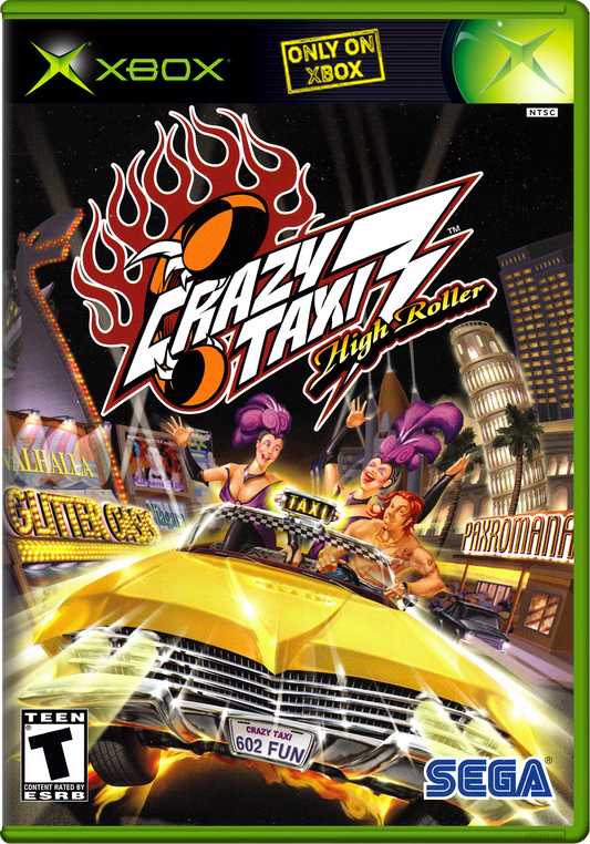 Crazy Taxi 3 High Roller Xbox Print Poster