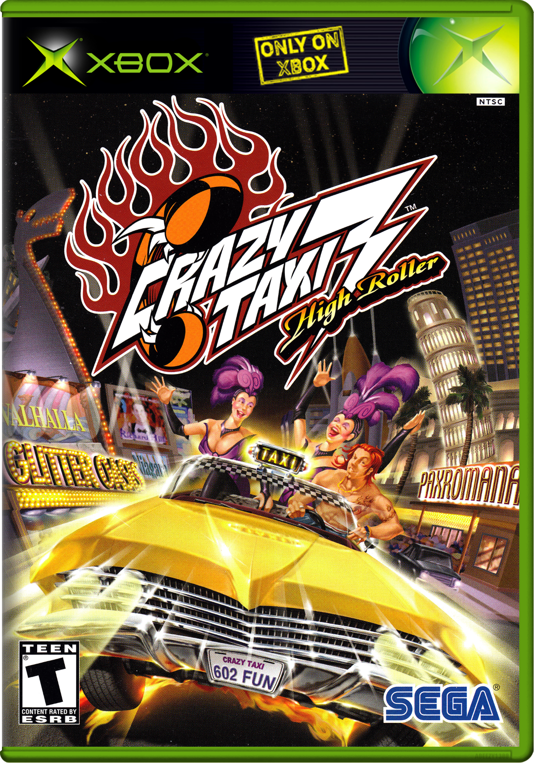 Crazy Taxi 3 High Roller Xbox Keychain