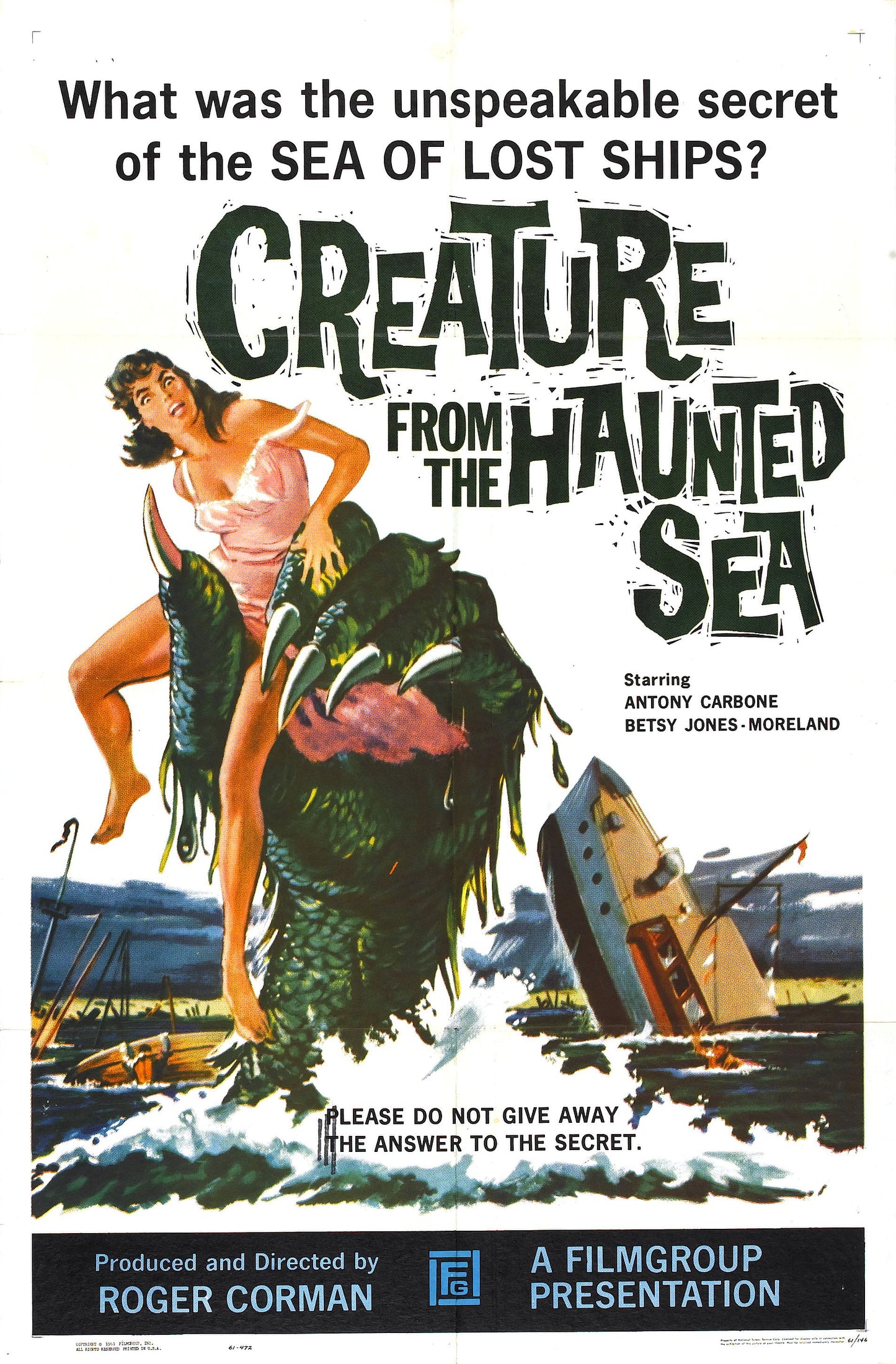 Creature From Haunted Sea 01 Movie Magnet