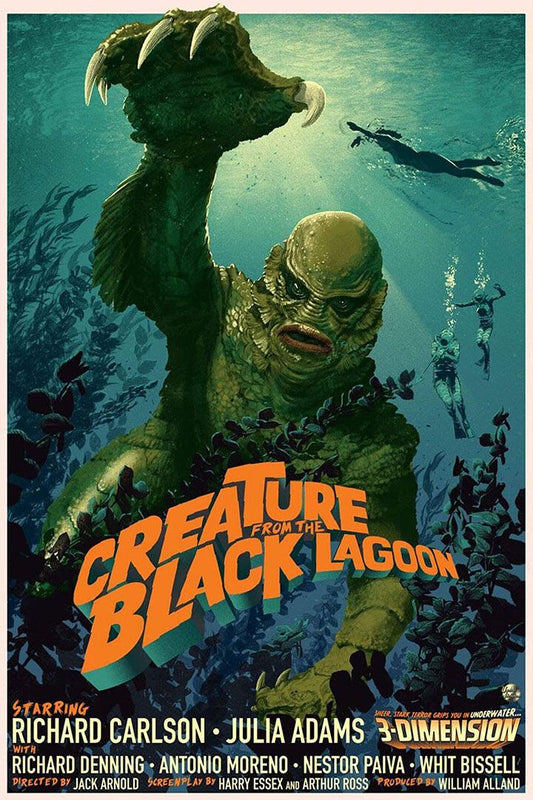 Creature From The Black Lagoon Movie English Horror Action Jigsaw Puzzle