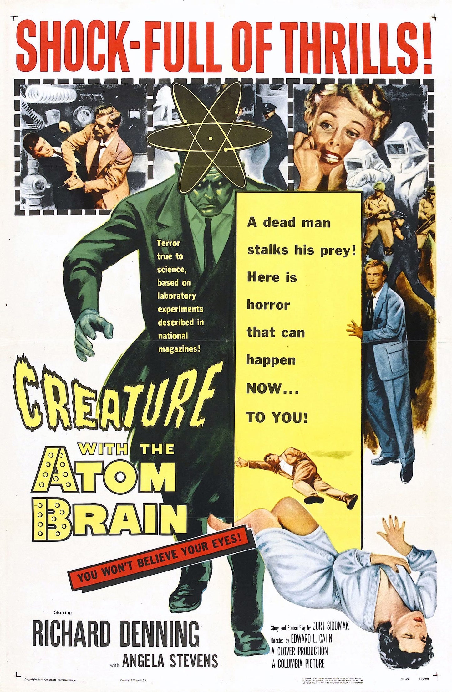 Creature With The Atom Brain 01 Movie Keychain