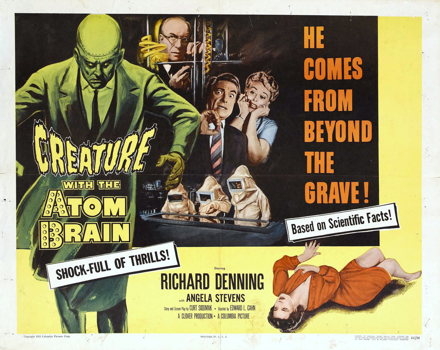 Creature With The Atom Brain 02 Movie Magnet