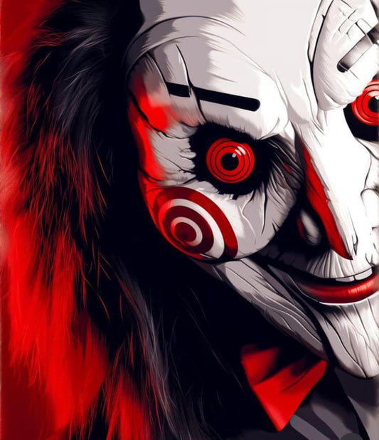 Creepy Clown Artwork Print Poster