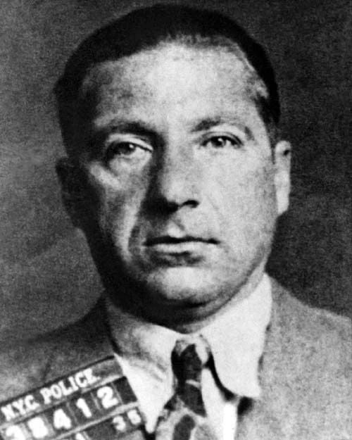 Crime Boss Frank Costello Mugshot Glossy Keychain Gangster Mobster Print