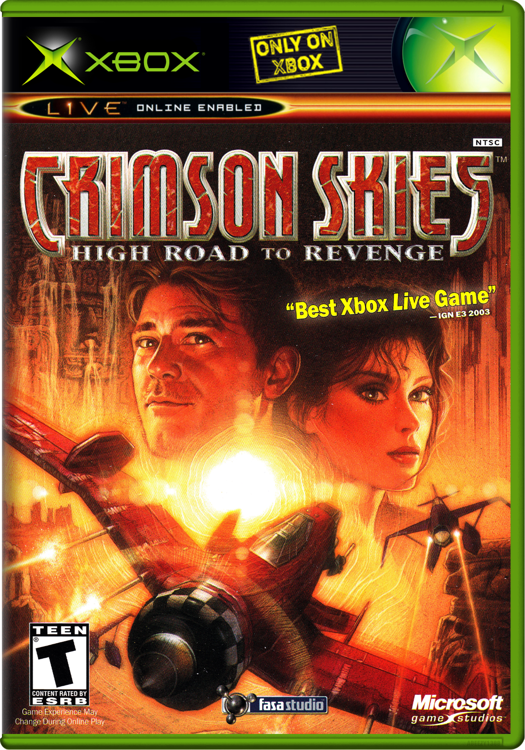 Crimson Skies High Road To Revenge Xbox Print Poster