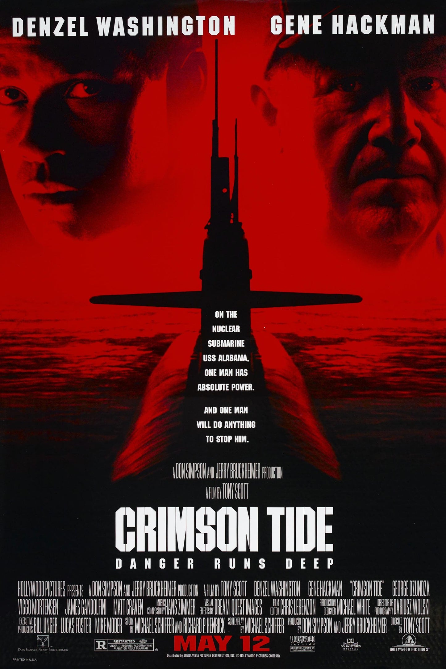 Crimson Tide (1995) Movie Magnet