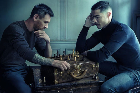Cristiano Ronaldo And Messi Play Chess World Cup Jigsaw Puzzle