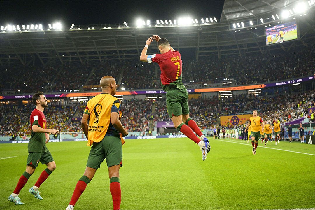 Cristiano Ronaldo Goal Celebration Portugal World Cup Jigsaw Puzzle