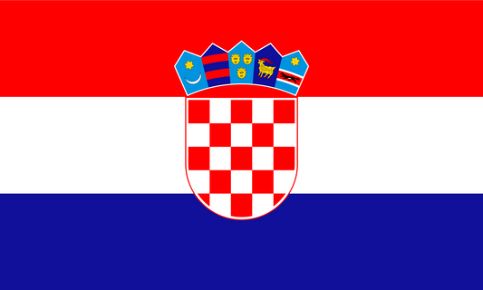 Croatia Flag Print Poster