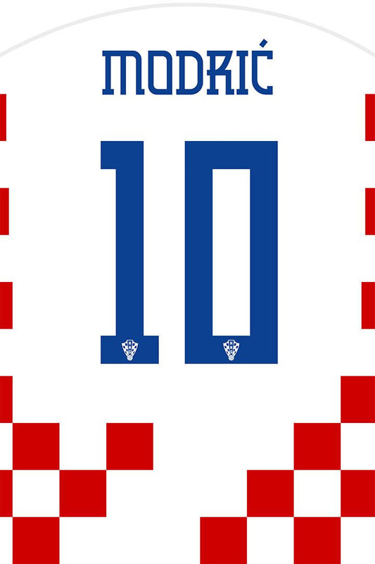 Croatia #10 Luka Modric World Soccer Championship Wall Decor Jigsaw Puzzle