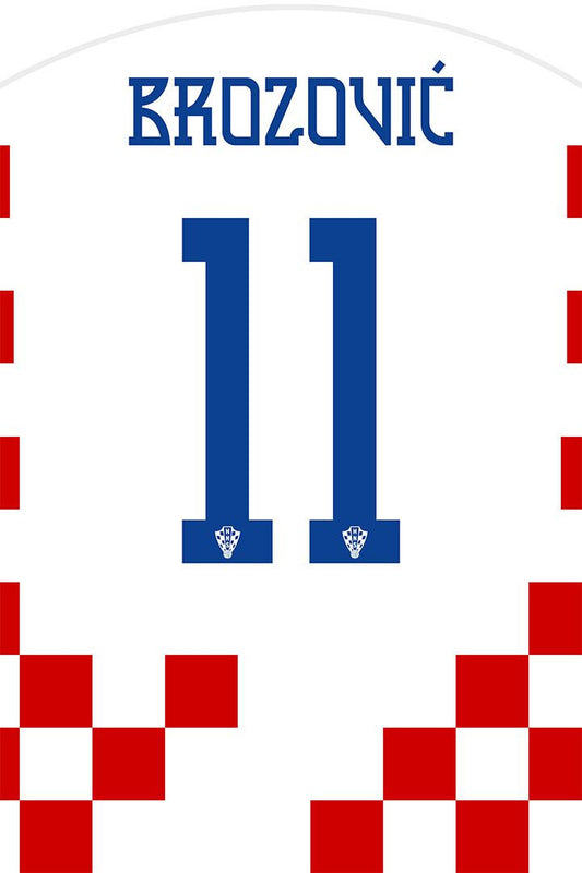 Croatia #11 Marcelo Brozovic World Soccer Championship Jigsaw Puzzle