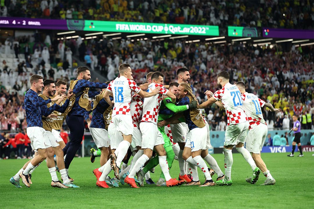 Croatia National Team Celebration World Cup Fans Jigsaw Puzzle