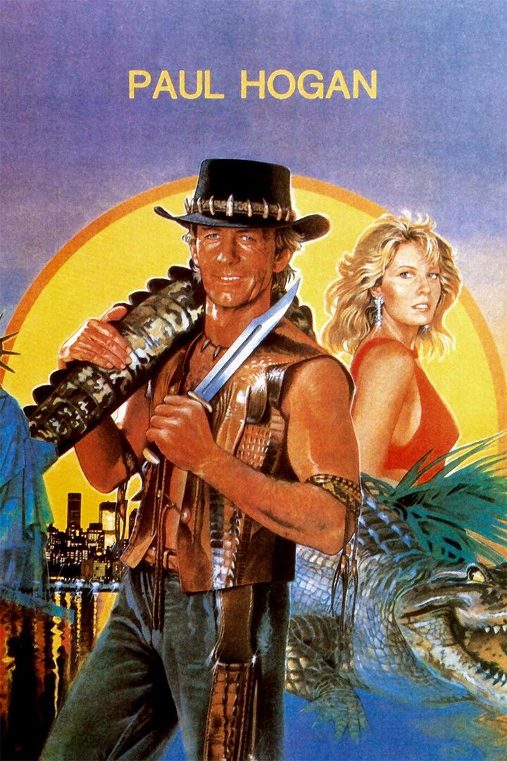Crocodile Dundee Ii Vintage Classic Movie Jigsaw Puzzle