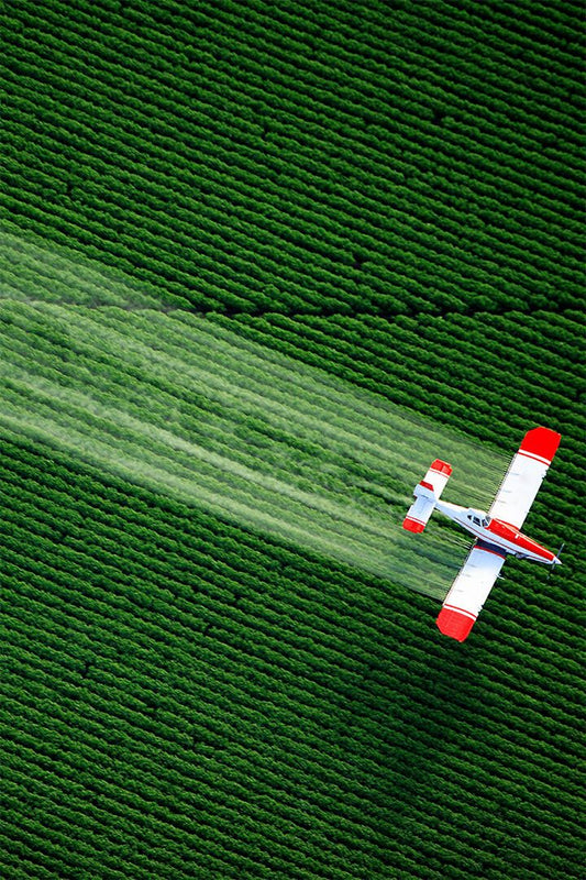 Cropduster Flying Over Fields Garden Painting Wall Home Decor Jigsaw Puzzle