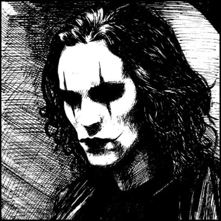 Crow Dark Makeup 1984 Jigsaw Puzzle