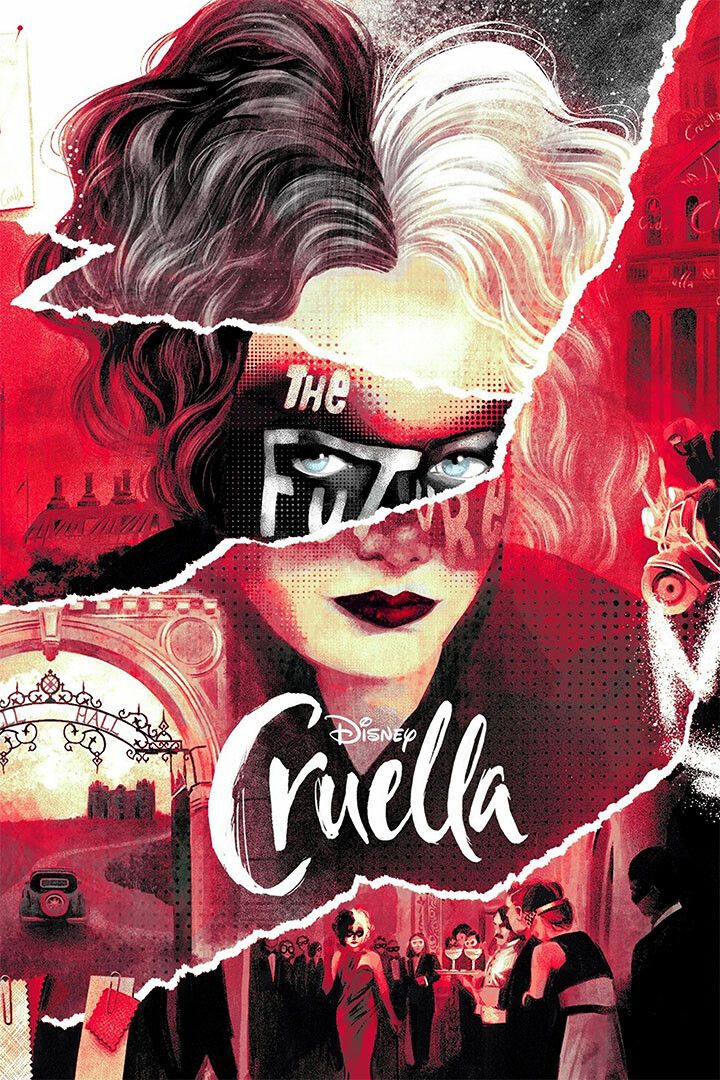 Cruella Action Fantasy Movie Painting Jigsaw Puzzle